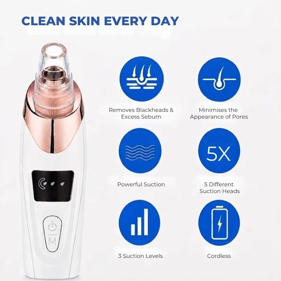 ClearPore™ - Cordless Blackhead & Pore Cleaner