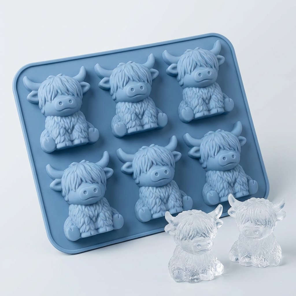 Highland Cow Ice Cube Tray