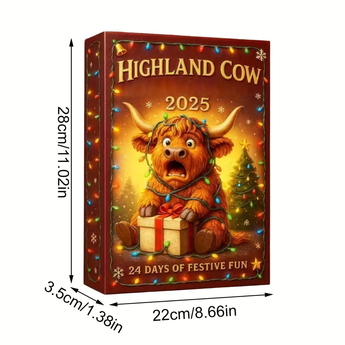 ๐ Highland Cow Christmas Advent Calendar โ 2025