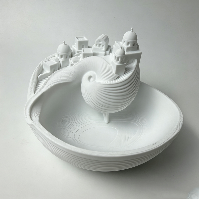 Santorini Ceramic Decorative Bowl