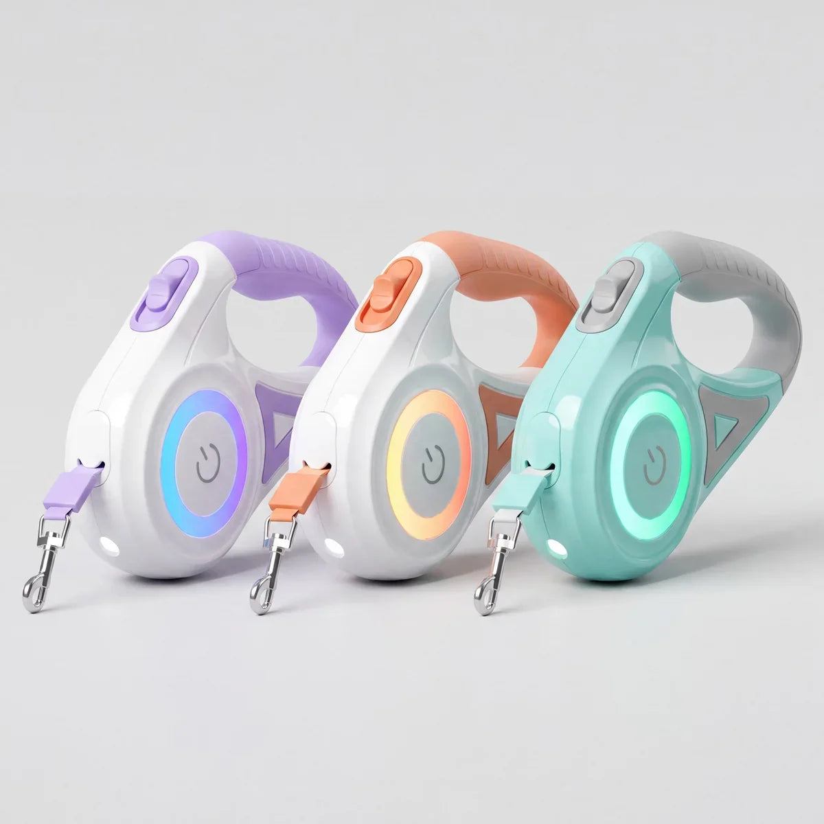 Illuminated 5M Retractable Dog Lead