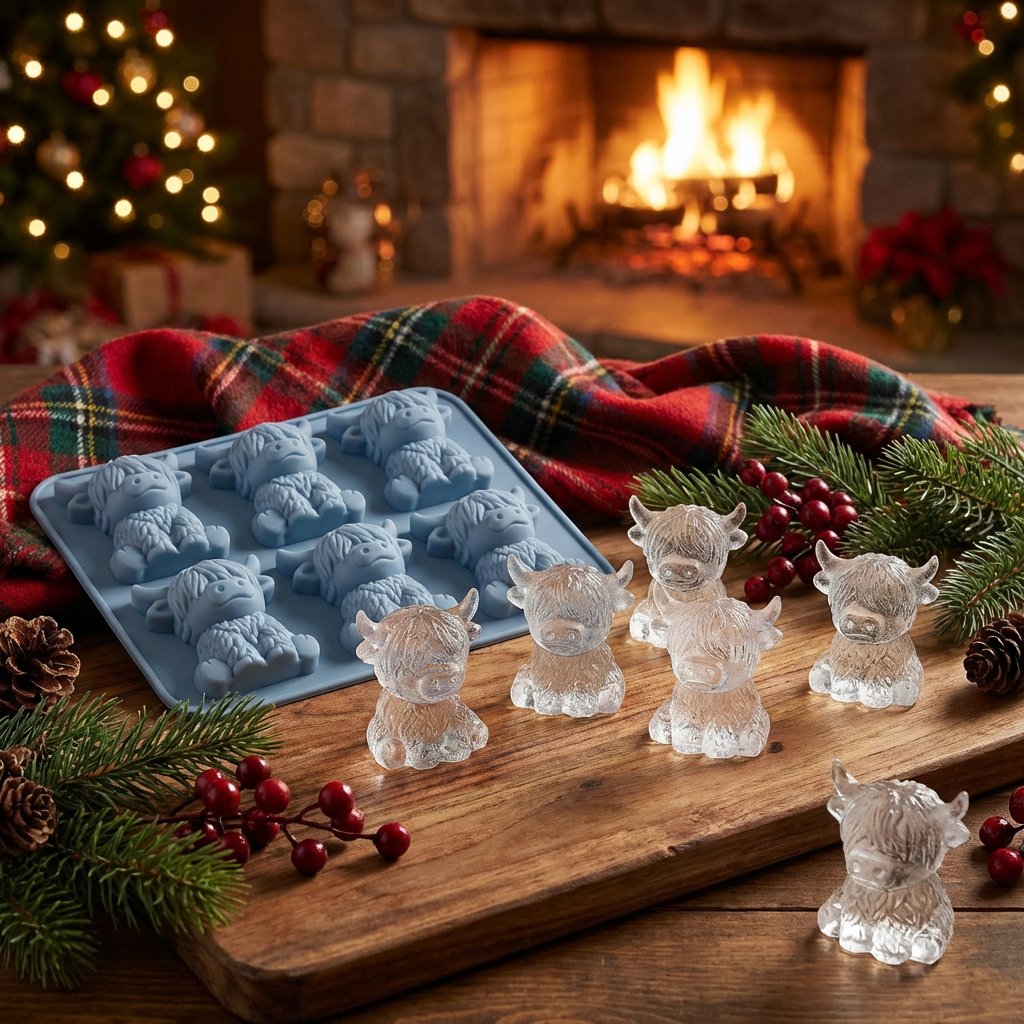 Highland Cow Ice Cube Tray