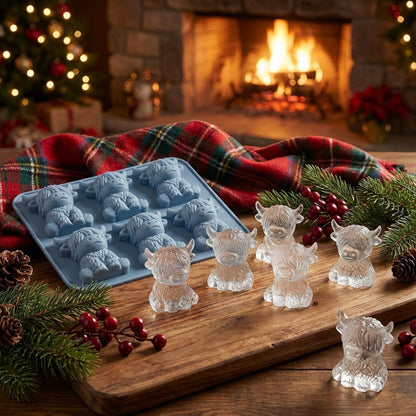 Highland Cow Ice Cube Tray
