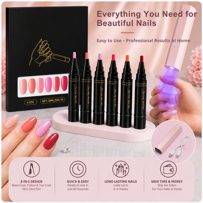 3-in-1 Gel Nail Polish Kit