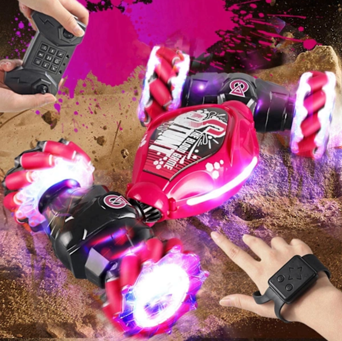Gesture-Controlled RC Stunt Car