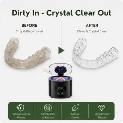 Ultrasonic Retainer & Dental Appliance Cleaner