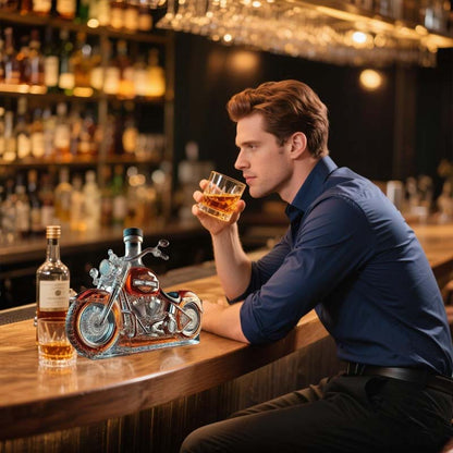MotoFlaska™ – Raw design meets classic whisky tradition.
