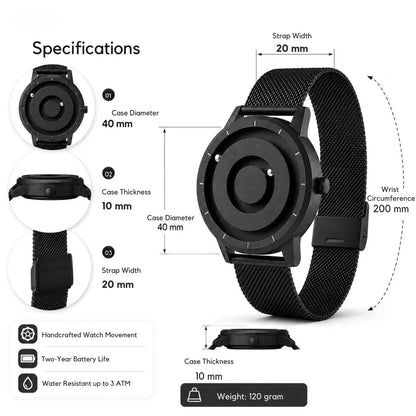 Magnetic Sphere Watch