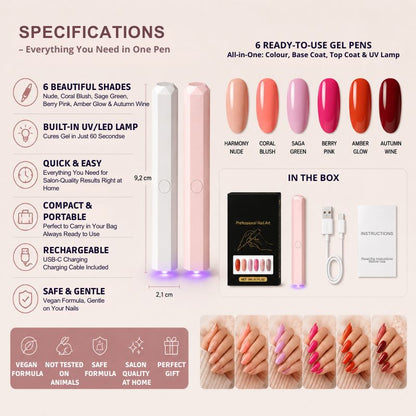 3-in-1 Gel Nail Polish Kit