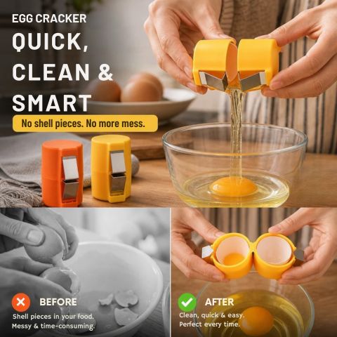 Easy Egg Cracker