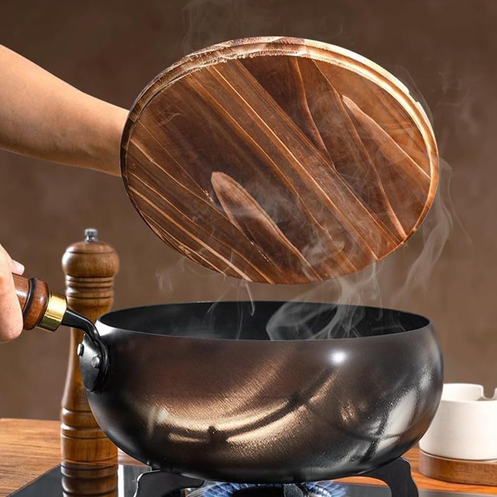 Hand-Forged Cast Iron Cooking Pan