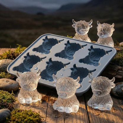 Highland Cow Ice Cube Tray