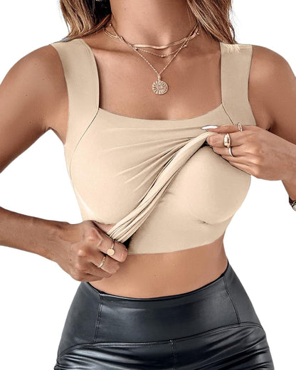 Built-In Bra Shaping Tank