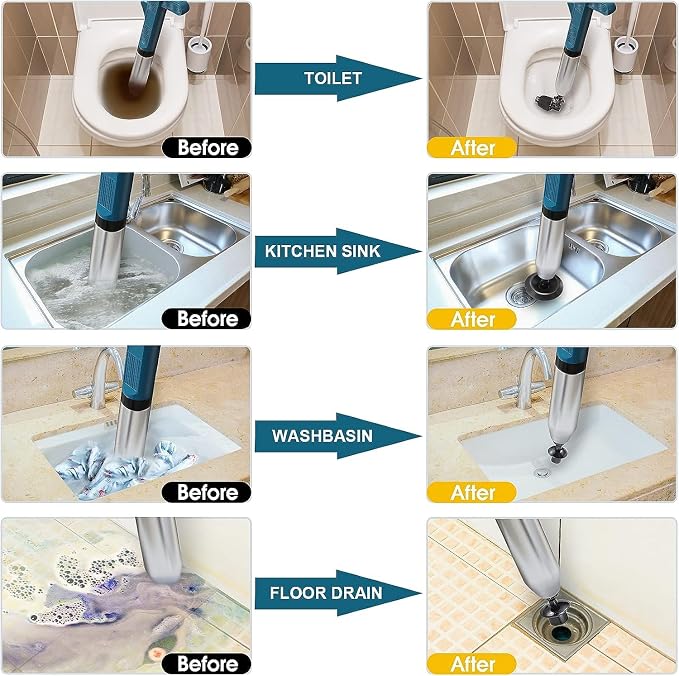 Turbo Compressed Air Drain Cleaner 2.0