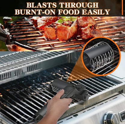 Cordless Electric BBQ Cleaning Brush + FREE Gloves