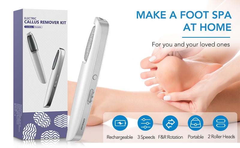 SoftSteps™ Electric Foot File – Christmas Sale 50% OFF 🎄