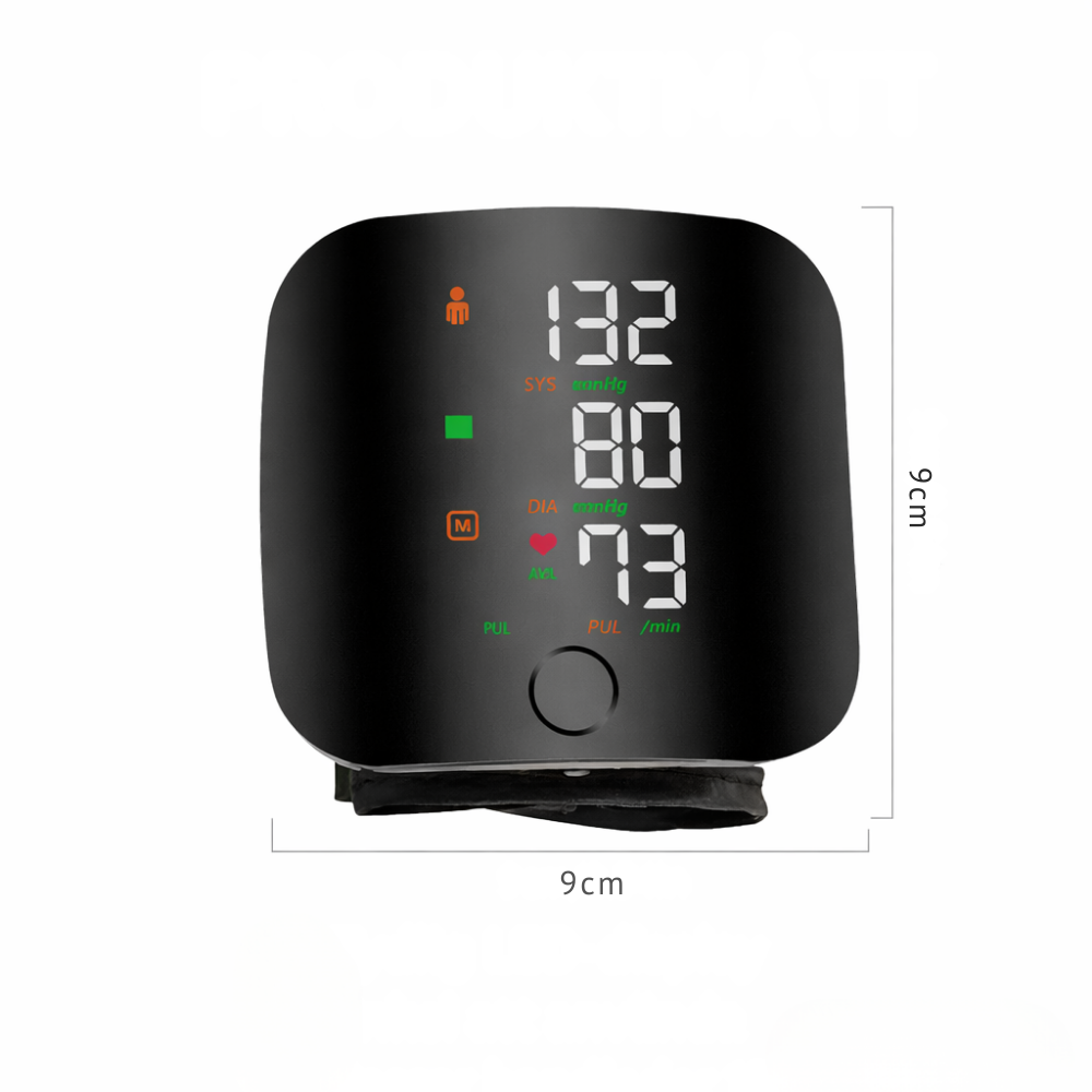 Wrist Blood Pressure Monitor – Rechargeable & Easy to Use