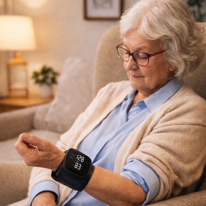Wrist Blood Pressure Monitor – Rechargeable & Easy to Use