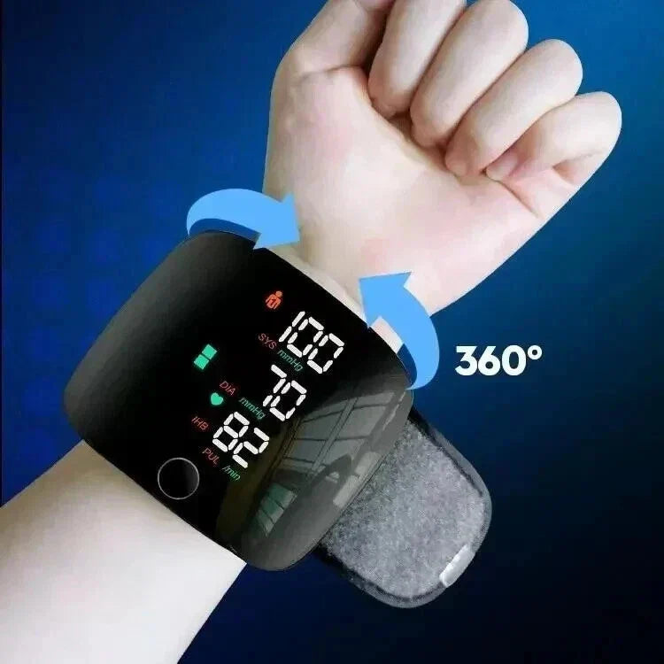 Wrist Blood Pressure Monitor – Rechargeable & Easy to Use
