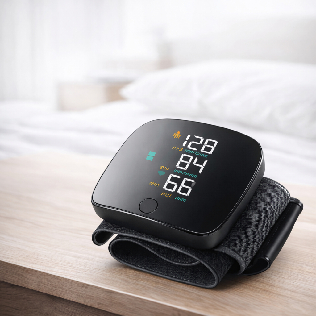 Wrist Blood Pressure Monitor – Rechargeable & Easy to Use