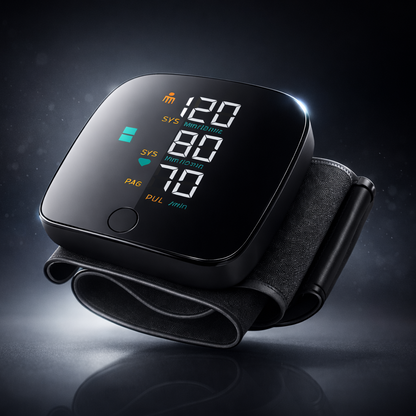 Wrist Blood Pressure Monitor – Rechargeable & Easy to Use