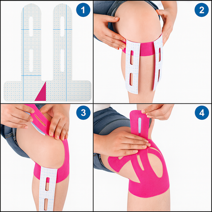 KneeEase™ Pre-Cut Support Strips – Instant Stability & Pain Relief in 30 Seconds