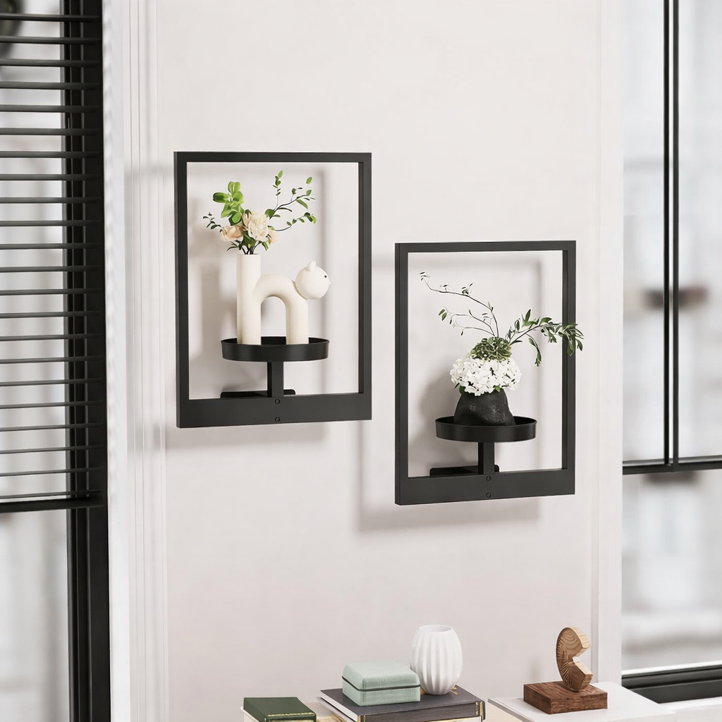 Wall-Mounted Plant & Display Shelf