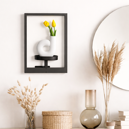 Wall-Mounted Plant & Display Shelf