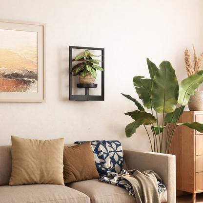 Wall-Mounted Plant & Display Shelf