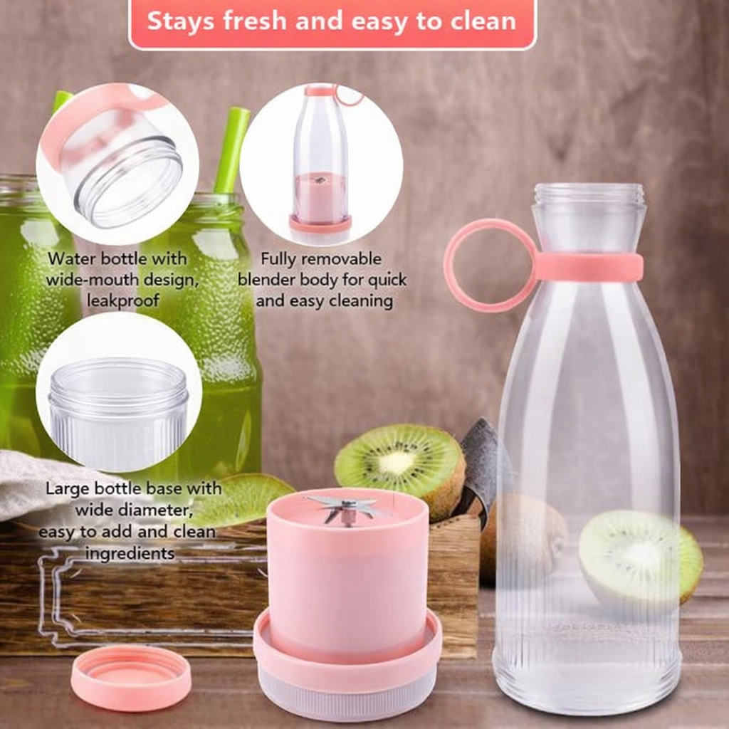 FreshFlow™ Portable Juicer Bottle – Blend Anywhere, Anytime