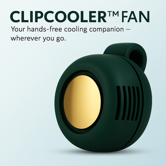 ClipCooler™ – Stay Cool, Stay Hands-Free