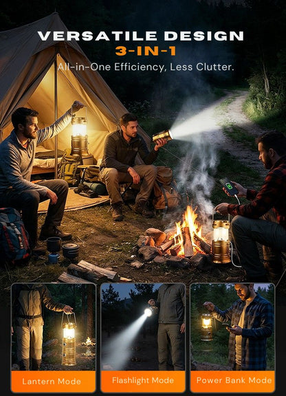 3-in-1 Rechargeable Camping Lantern