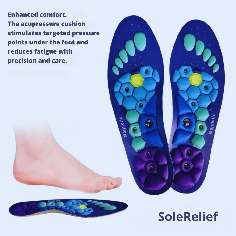 SoleRelief™ - Magnetic Insoles with Acupressure