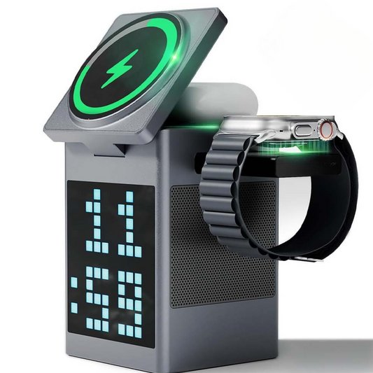 GlowMate — New Smart Charger With Speaker & LED Display