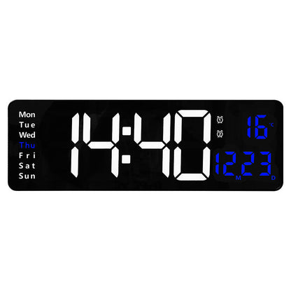 Large Display Digital Wall Clock