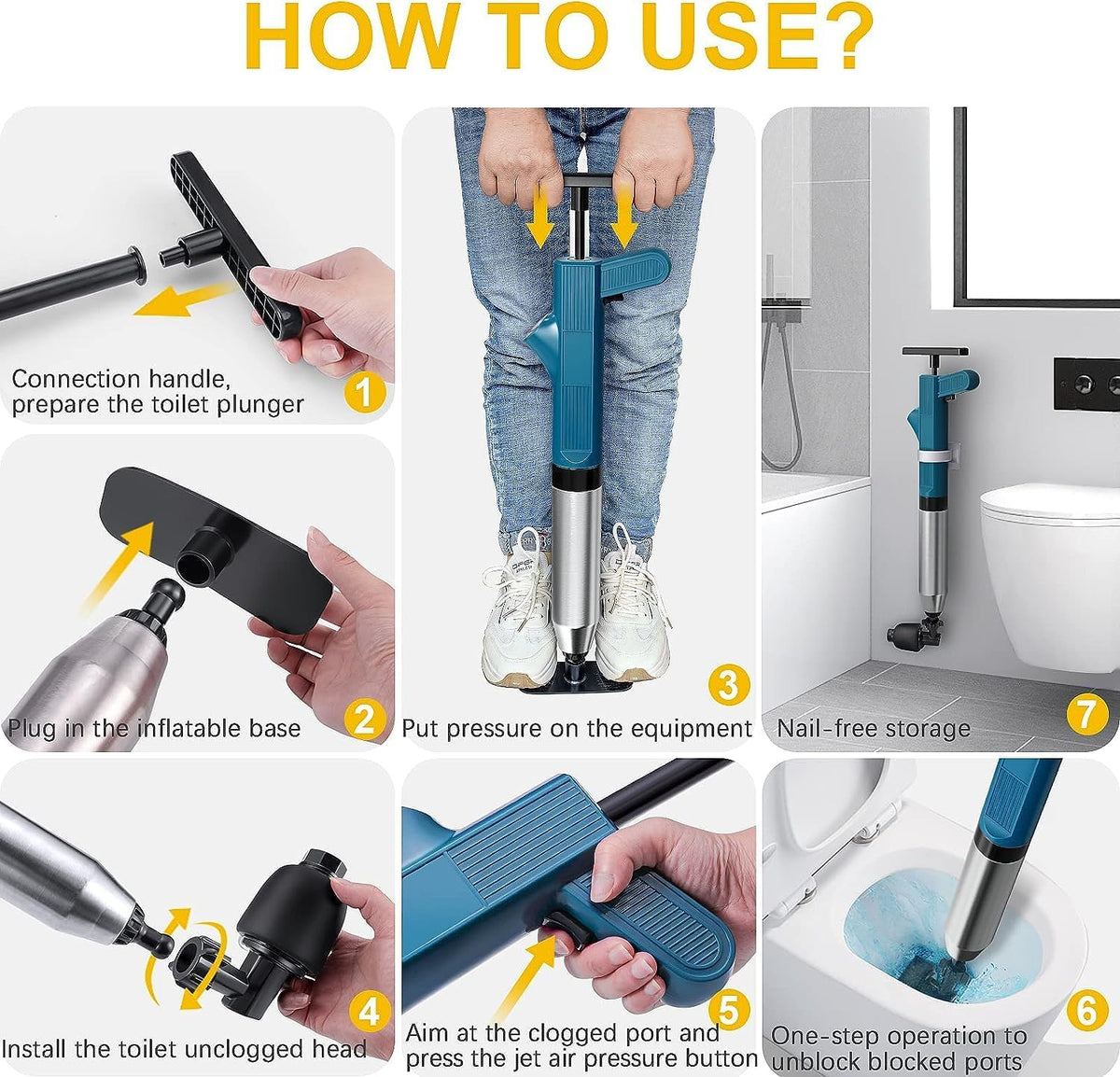Turbo Compressed Air Drain Cleaner 2.0