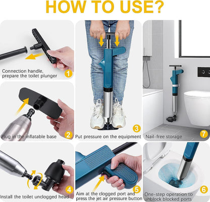 Turbo Compressed Air Drain Cleaner 2.0