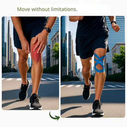 KneeEase™ Pre-Cut Support Strips – Instant Stability & Pain Relief in 30 Seconds