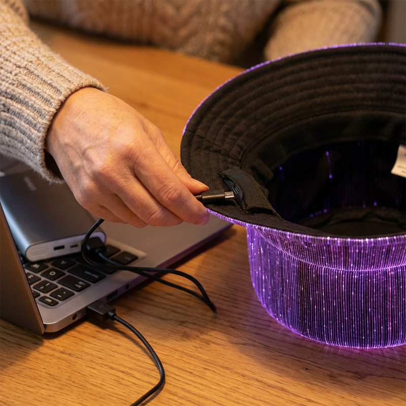 LED Light-Up Bucket Hat