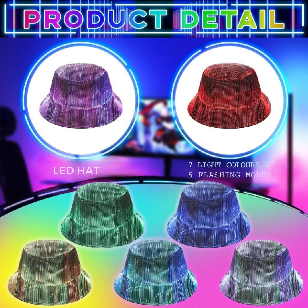 LED Light-Up Bucket Hat