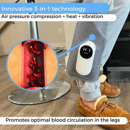 Leg Massager - 3-in-1 Action