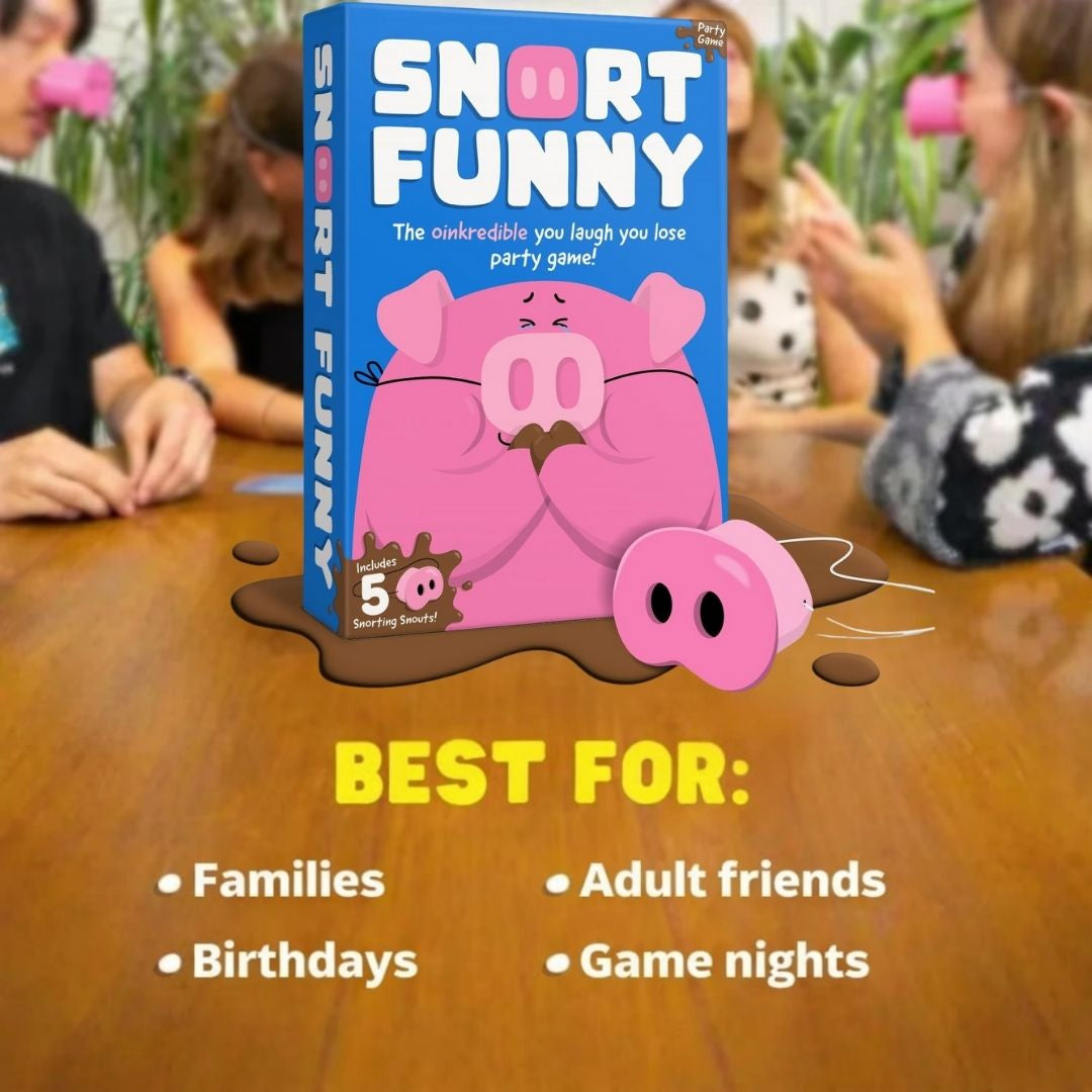 Snort Funny™ - The Ultimate No-Laugh Party Game