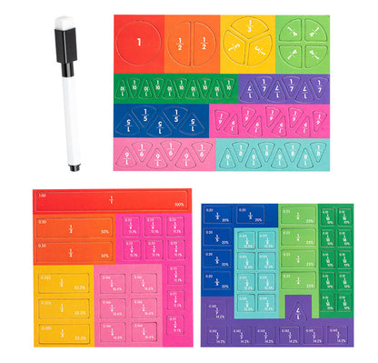 Fraction Master - Montessori Magnetic Fraction Puzzle