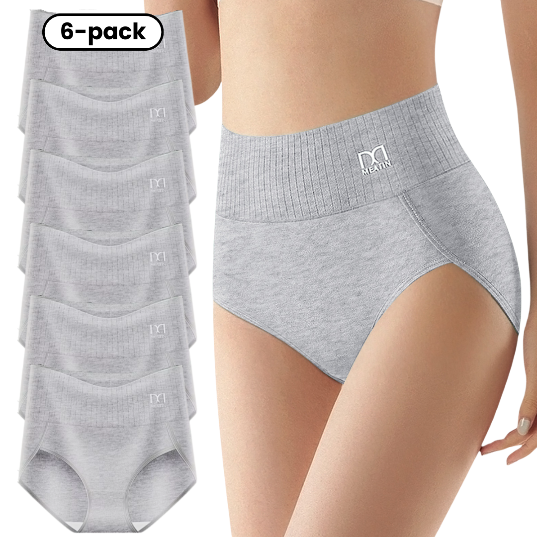 High-Waisted Tummy Control Briefs (6-Pack)
