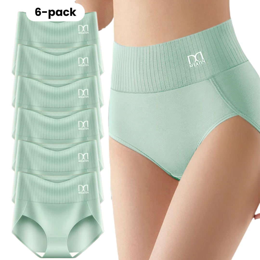 High-Waisted Tummy Control Briefs (6-Pack)