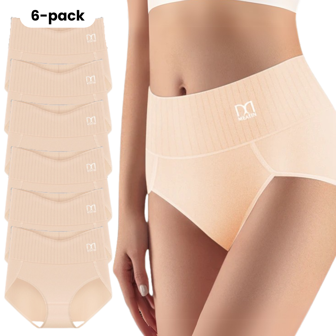 High-Waisted Tummy Control Briefs (6-Pack)