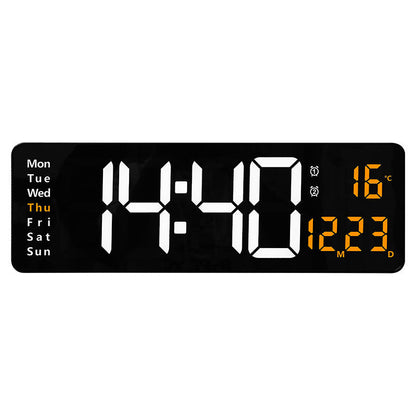 Large Display Digital Wall Clock