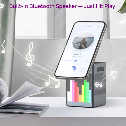 GlowMate — New Smart Charger With Speaker & LED Display