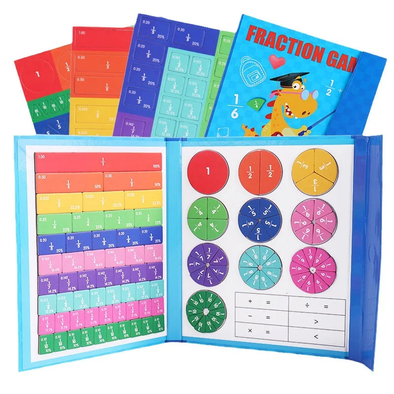 Fraction Master - Montessori Magnetic Fraction Puzzle