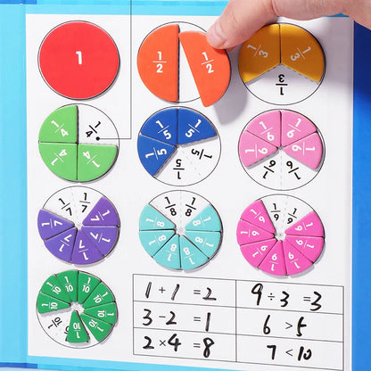 Fraction Master - Montessori Magnetic Fraction Puzzle